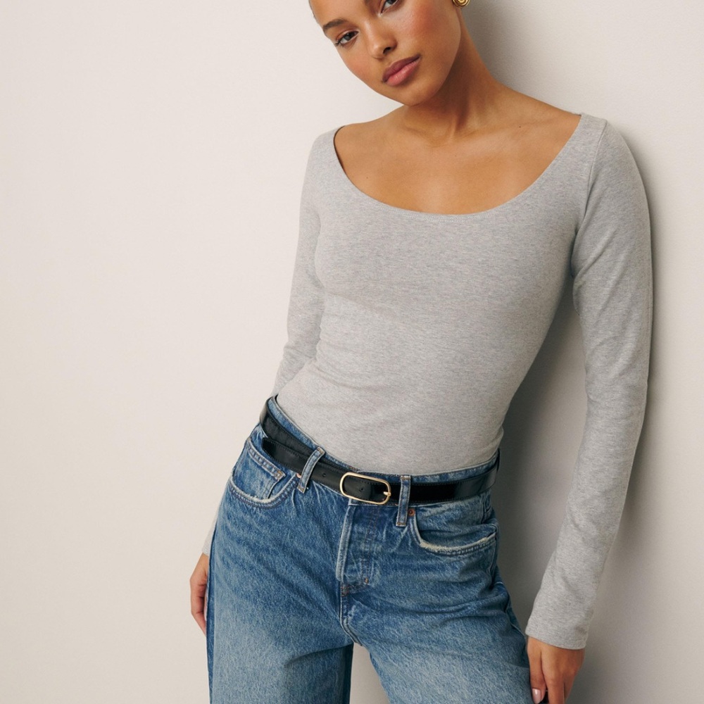 Reformation Graham Knit Top